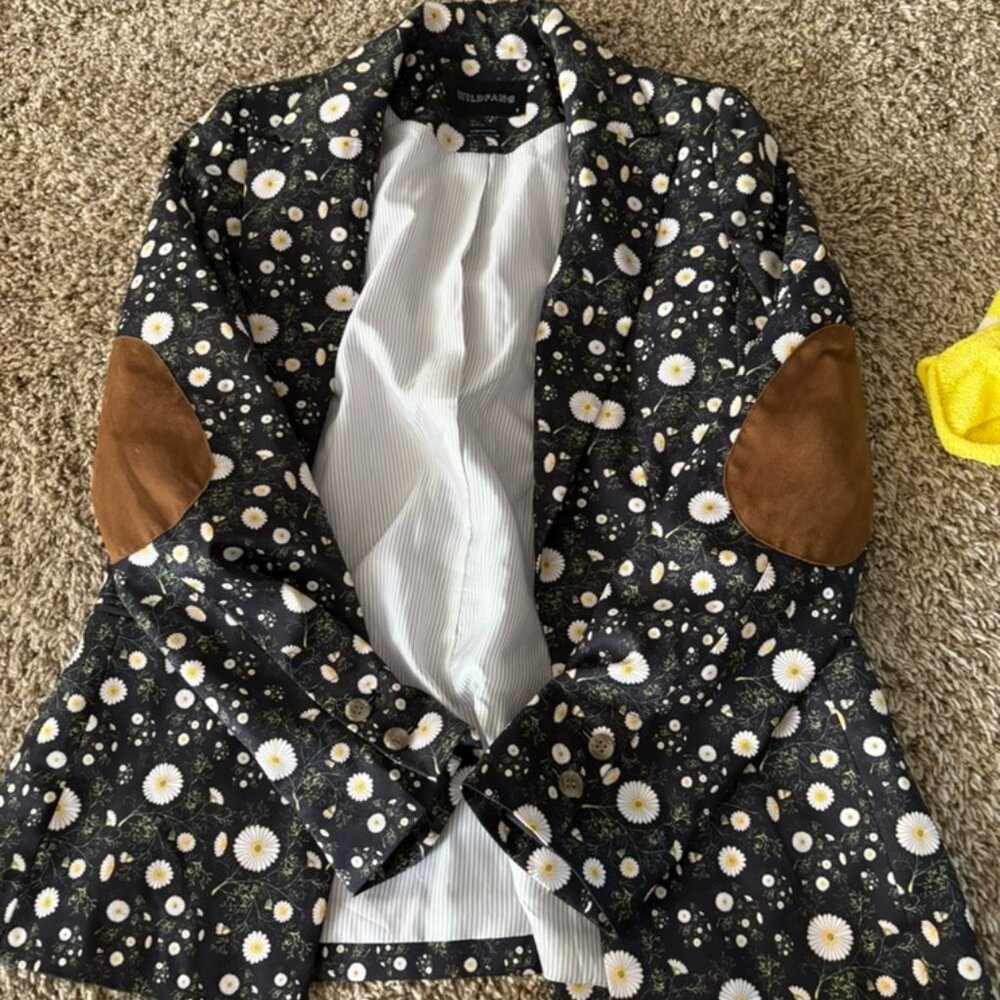 Wildfang Floral Blazer